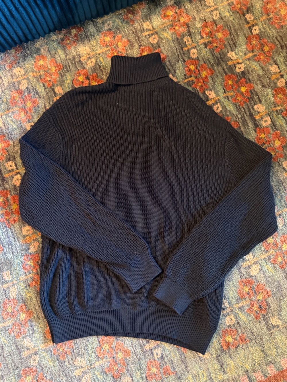 Brandy Melville Navy Turtleneck Sweater